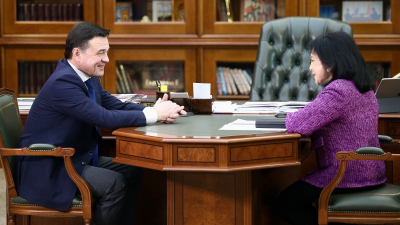 Губернатор провел рабочую встречу с Мариной Юденич